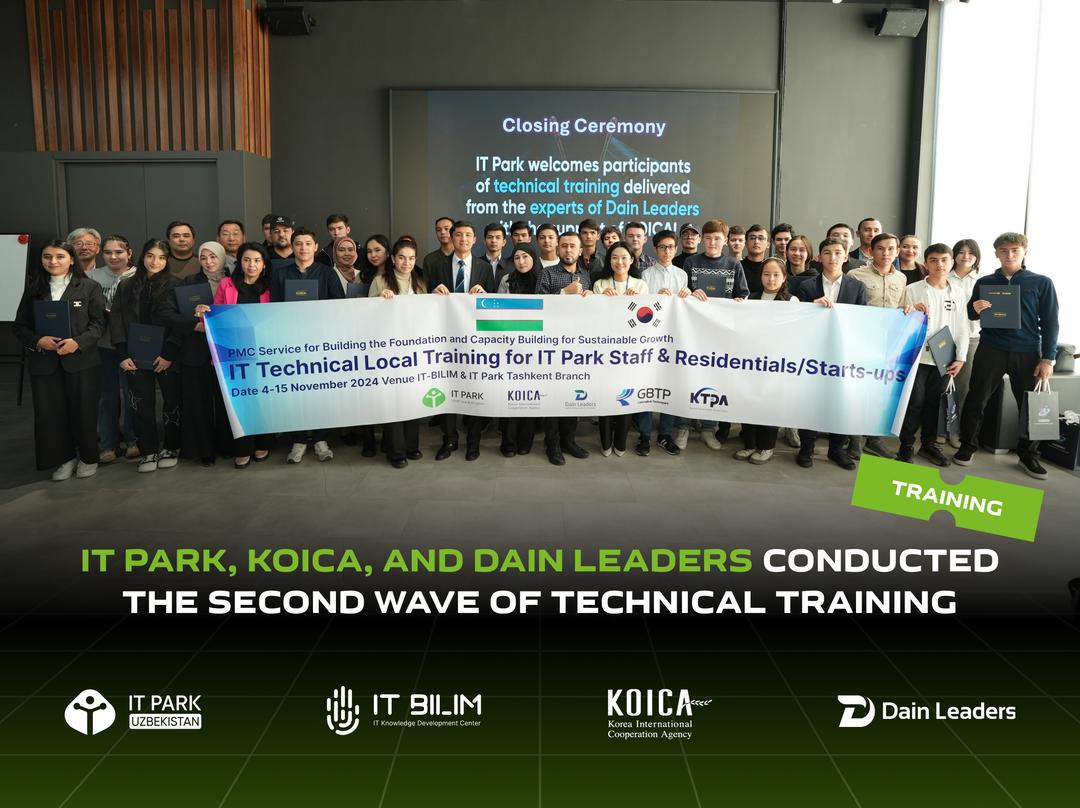 IT Park, KOICA, and DAIN Leaders Conducted the Second Wave of Technical Training