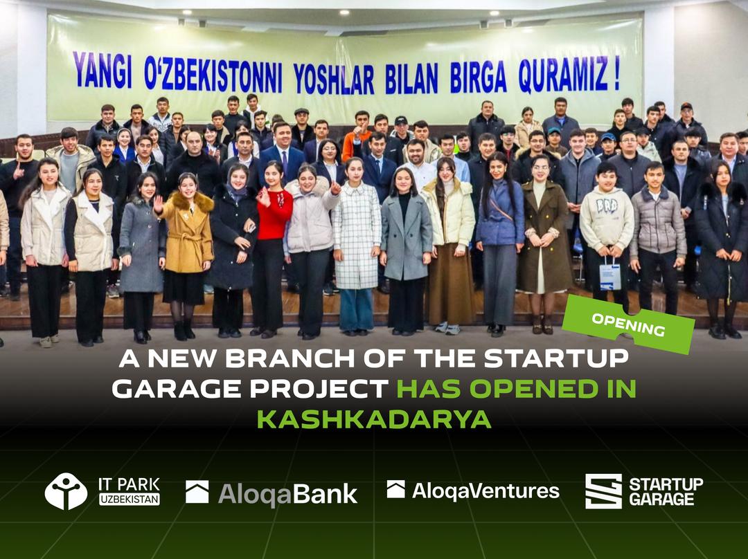 A New Branch of the Startup Garage Project Opens in Kashkadarya