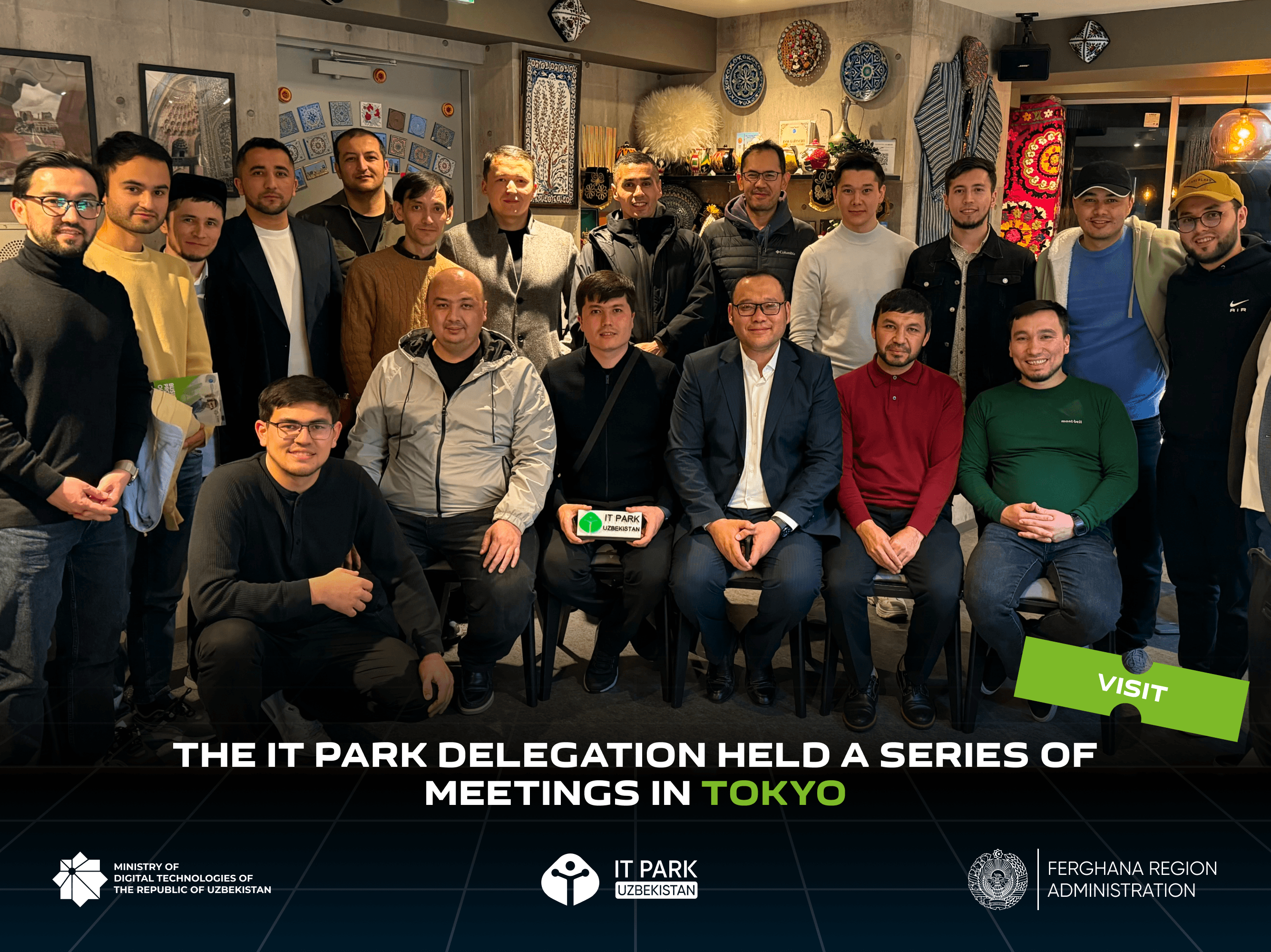 The IT Park delegation held a series of meetings in Tokyo